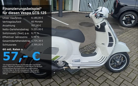Neufahrzeug Vespa GTS 125 Supertech iGET - Bild 1