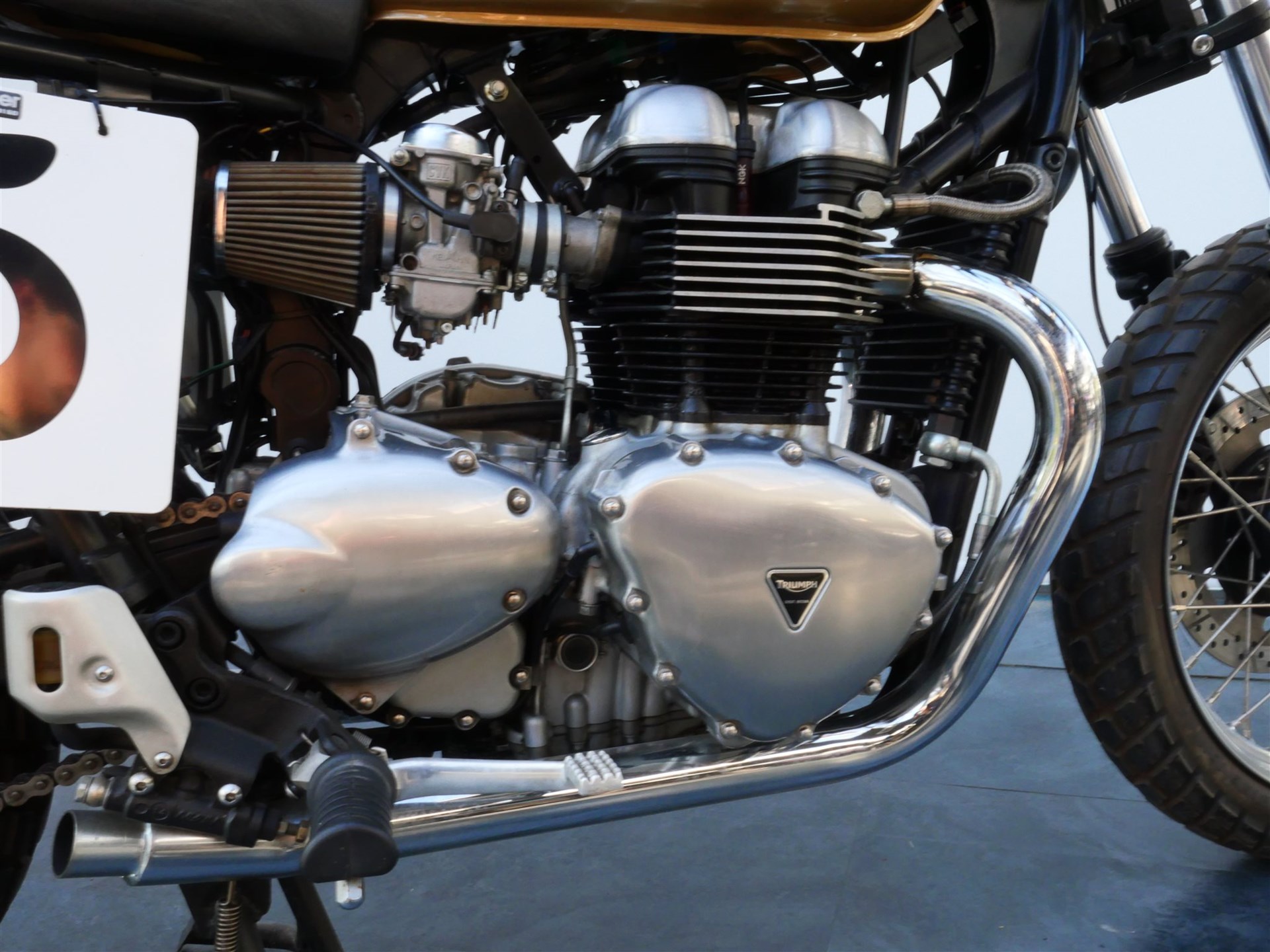 Triumph Scrambler 900, Flat-track Umbau