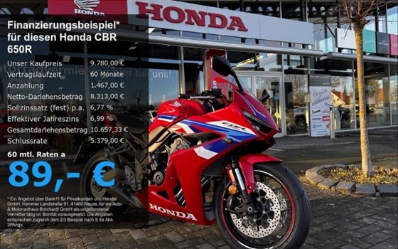 Gebrauchtmotorrad Honda CBR650R E-Clutch - Bild 1