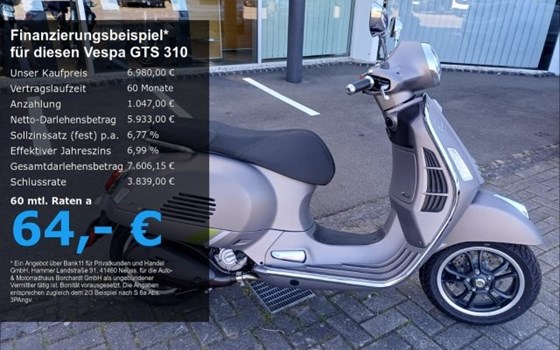 Neufahrzeug Vespa GTS 310 SuperTech - Bild 1