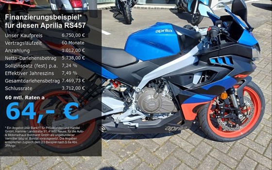 Neufahrzeug Aprilia RS 457 - Bild 1