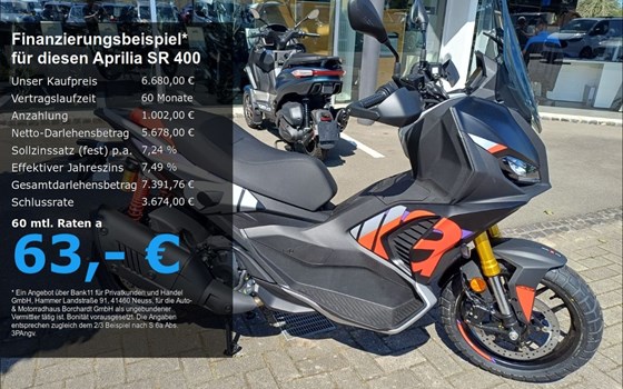Neufahrzeug Aprilia SR GT 400 - Bild 1