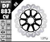 Bremsscheibe Set Galfer 2x DF883CW WAVE® schwimmend vorne 320x4,5mm für Aprilia RSV Tuono R V4 Factory RSV4 RR RF APRC Mille, KTM Super Duke 990 - 1200 Bj. 2000 - 2022