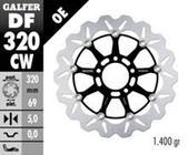 Bremsscheibe Set Galfer 2x DF320CW WAVE® schwimmend vorne 320x5mm für Suzuki GSX-R GSX Hayabusa 600 - 1400 ccm Bj. 1996 - 2010