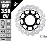 Bremsscheibe Set Galfer 2x DF358CW WAVE® schwimmend vorne 310x5mm für Suzuki GSX-R GSX S 600 - 1000 ccm Bj. 2008 - 2021