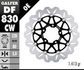 Bremsscheibe Set Galfer 2x DF830CW WAVE® schwimmend vorne 320x5mm für MV Agusta Brutale Rivale F3 ABS Super Veloce Dragster Turismo Lusso 675 / 800 ccm Bj. 2011 - 2022