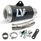 Endschalldämpfer LeoVince SLIP-ON SBK LV-10, Carbon, mit Zulassung für CF Moto CL-X Heritage / Sport