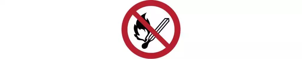 Keine offene Flamme