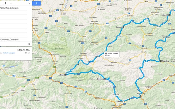 Entlang der B20 nach Bruck und weiter Eisenerz, Admont retour - Bild 5