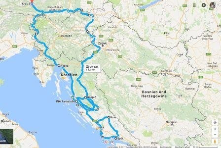 Von PAG auf Winnetous Spuren nach SVETI ROK und  retour entlang  Küste Jadranska Magistrala  - Bild 8