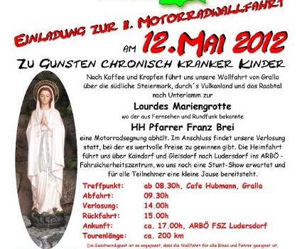 2. Motorradwallfahrt biker4styria - Bild 1
