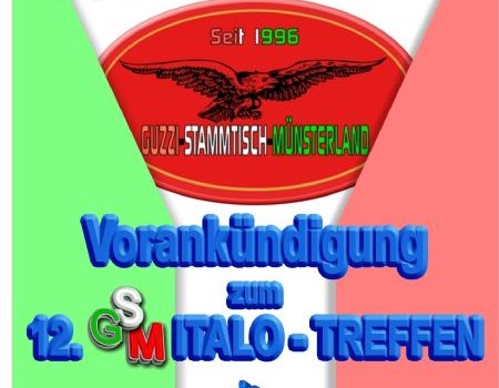12. GSM-ITALO-TREFFEN- Das Programm steht! - Bild 1
