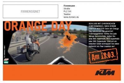 Orange Day - KTM Saisonstart