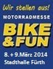 Wir sind dabei ! >>> Die BIKE & FUN Messe 2014 in Fürth öffnet Ihre Pforten am 08.+09.März 2014