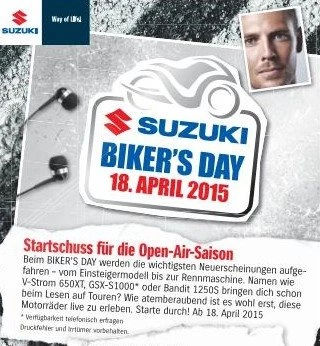 Suzuki Biker's Day Bild 1: Suzuki Biker's Day