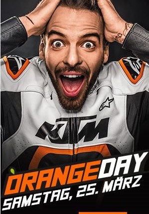KTM Orangeday  auch dieses Jahr warten wieder die Modellneuheiten von KTM bei uns auf Euch.  Und für das leibliche Wohl wird natürlich auch wie immer gesorgt.  H ...