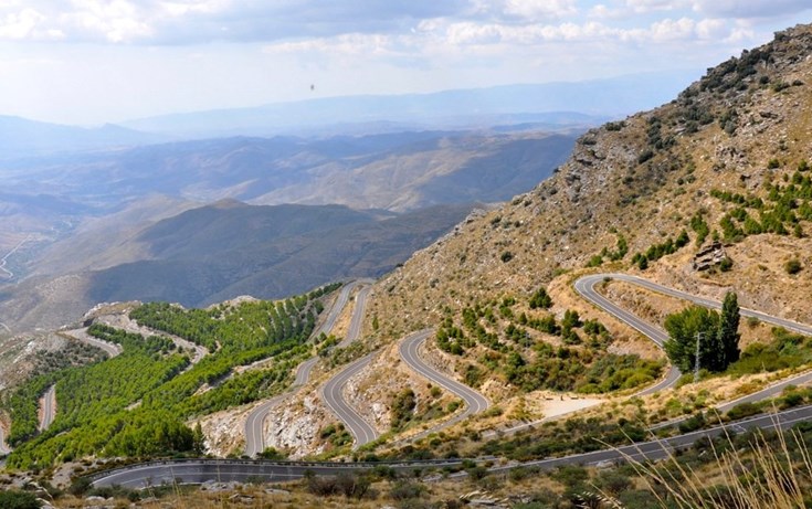 Motorradfahren in Andalusien