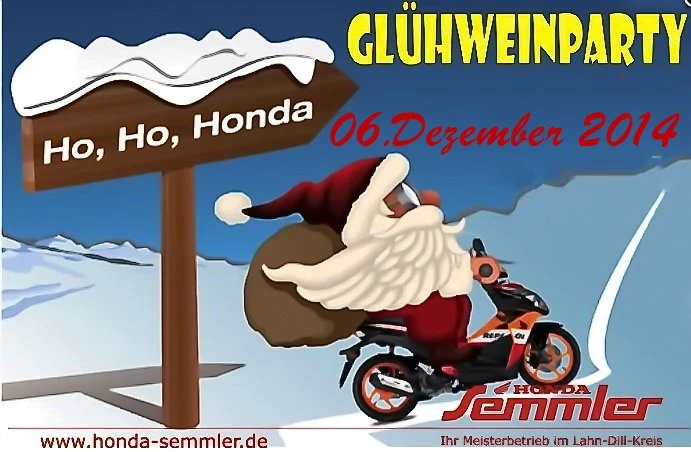 Honda Semmler - Glühweinparty 2014 Bild 1: Honda Semmler - Glühweinparty 2014