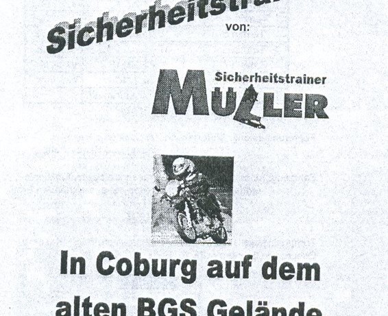 Sicherheitstraining am BGS Gelände