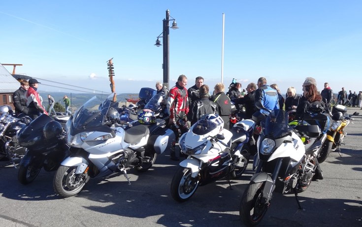 Motorradausfahrt nach Oberwiesenthal