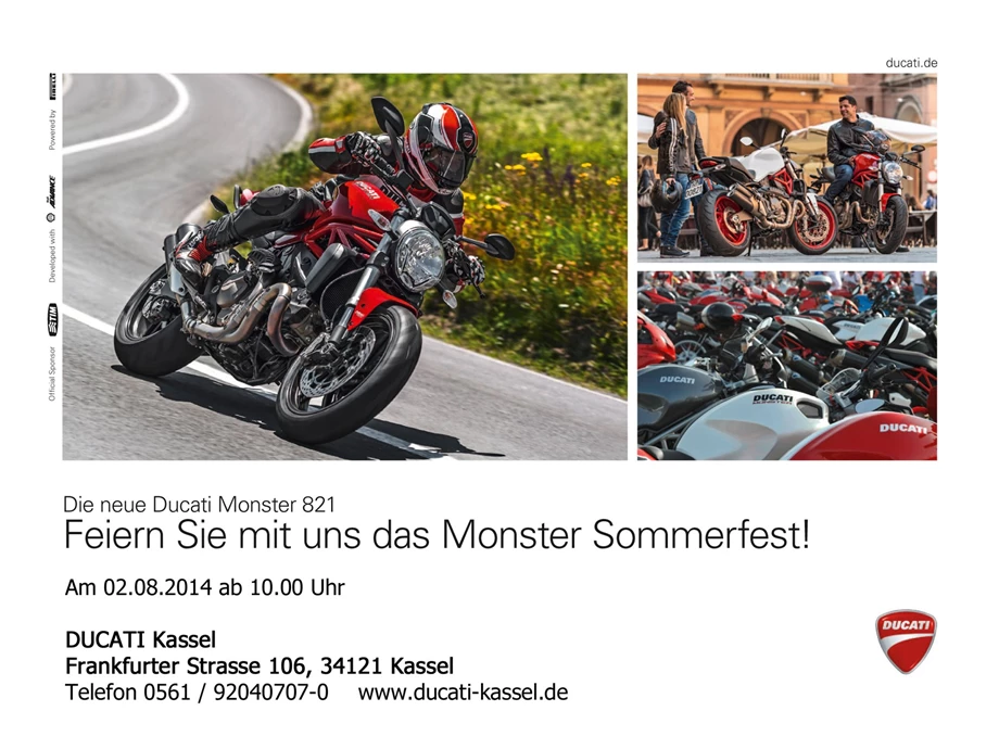 Ducati Monster Sommerfest Bild 1: Ducati Monster Sommerfest