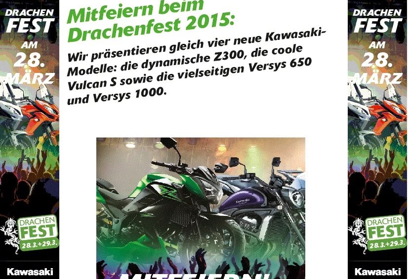 Drachenfest & Yamaha Live 2015! Bild 1: Drachenfest & Yamaha Live 2015!