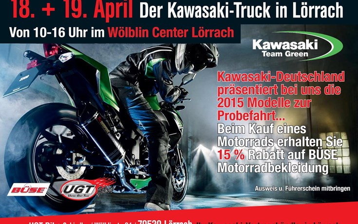 KAWASAKI Truck in Lörrach!