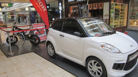 Honda Motorräder im Thüringen Park Erfurt