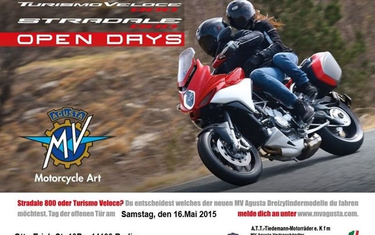 MV Agusta Turismo Veloce & Stradale Open Day!