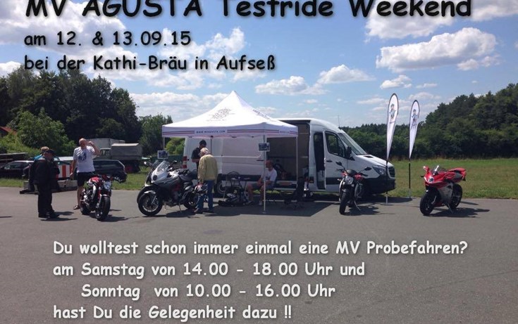 MV AGUSTA Testride Weekend 