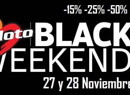 BENIMOTO BLACK WEEKEND / 27-28 Noviembre  Los próximos 27-28 Noviembre organizaremos el BENIMOTO BLACK WEEKEND.  Estos dos días aplicaremos un descuento base de un 15% en todos los acceso ...