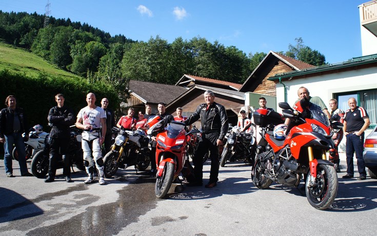 Ducati Ausfahrt nach Saalbach-Hinterglemm