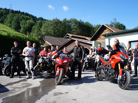 Ducati Ausfahrt nach Saalbach-Hinterglemm