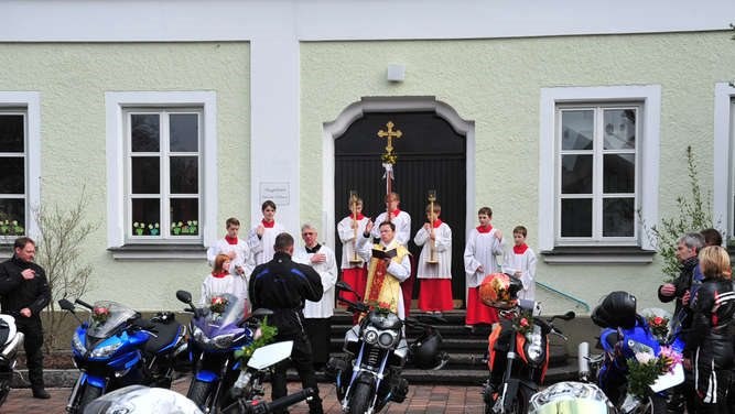 Motorradweihe in Ortenburg - Wir sind dabei