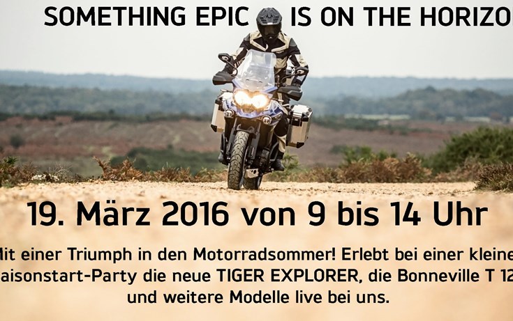 TRIUMPH Saisoneröffnung 2016
