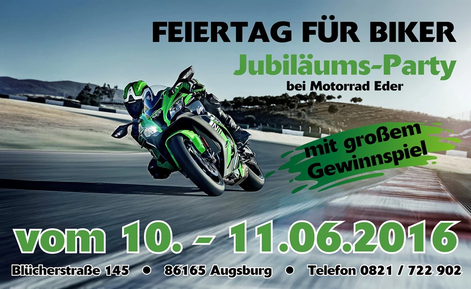 30-Jähriges Jubiläum bei Motorrad EDER Bild 1: 30-Jähriges Jubiläum bei Motorrad EDER