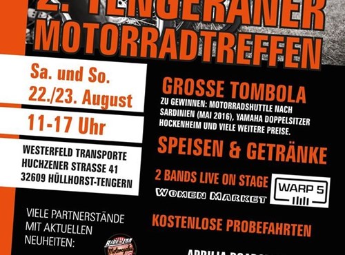  2.Tengeraner Motorradtreffen der APRILIA MOTO LIVE TOUR-TRACK!