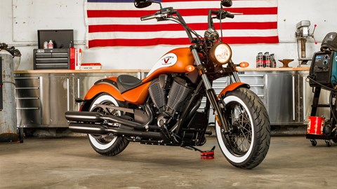 Motorrad Kreiselmeyer auf der Wheelies Messe Dettelbach