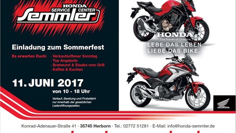 Honda Semmler - Sommerfest 2017