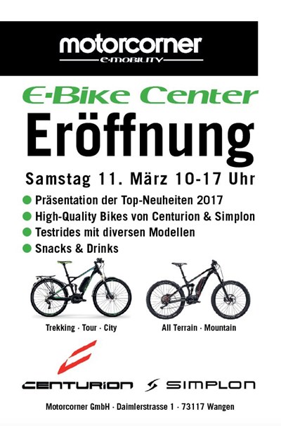 E-Bike Center Eröffnung