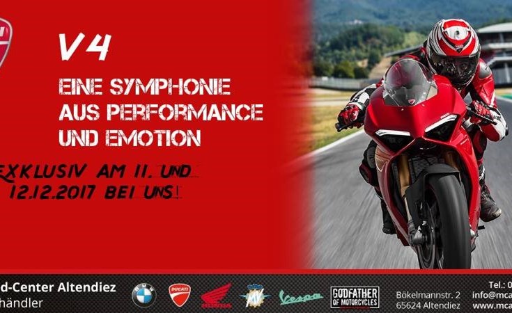 Exklusiv-Vorstellung Ducati Panigale V4