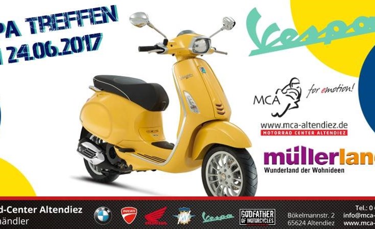 Vespa Treffen im Müllerland