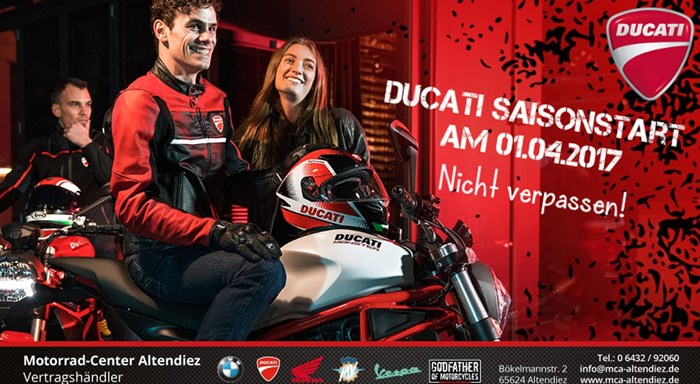 Ducati Saisonstart