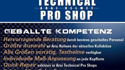 Offizieller ARAI-Helm-Service