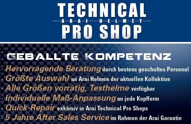 Offizieller ARAI-Helm-Service Bild 1: Offizieller ARAI-Helm-Service