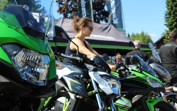 23.6.18 Kawasaki Testride-Event auf der Schwarzwaldhochstraße