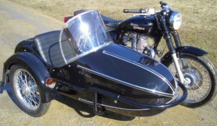 Royal Enfield Superbullet 500 EFI mit Beiwagen 2009