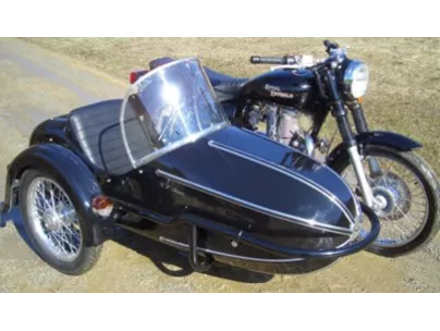 Royal Enfield Superbullet 500 EFI mit Beiwagen 2010 Royal Enfield Superbullet 500 EFI mit Beiwagen 2010