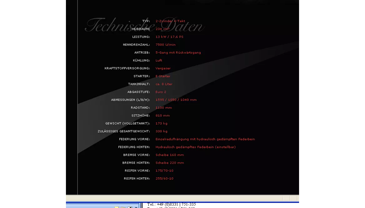 Kreidler Mustang 250 2010 Kreidler Mustang 250 2010