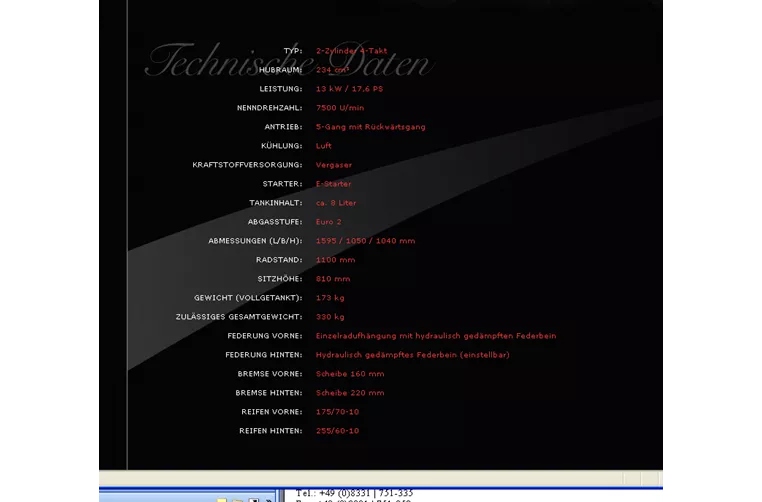 Kreidler Mustang 250 2010 Kreidler Mustang 250 2010